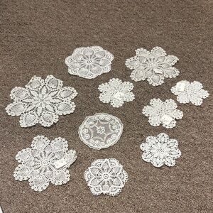 Vintage Bundle of Lace Dollies